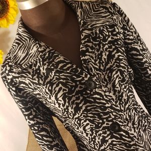 Notations blazer/coat | animal print